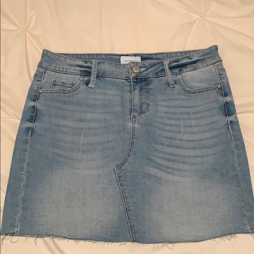 Celebrity Pink Denim skirt